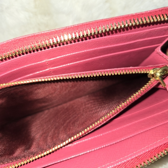 Pink Prada Bow Wallet w box - Picture 12 of 14
